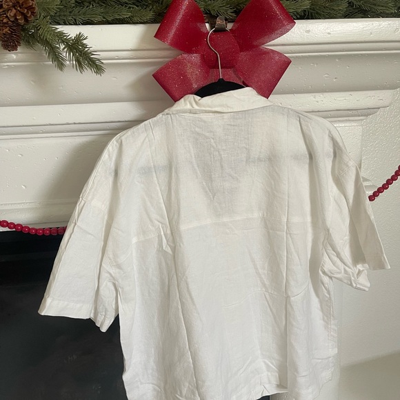 Banana Republic Linen Blend Collared Shirt Size Large - Picture 11 of 15